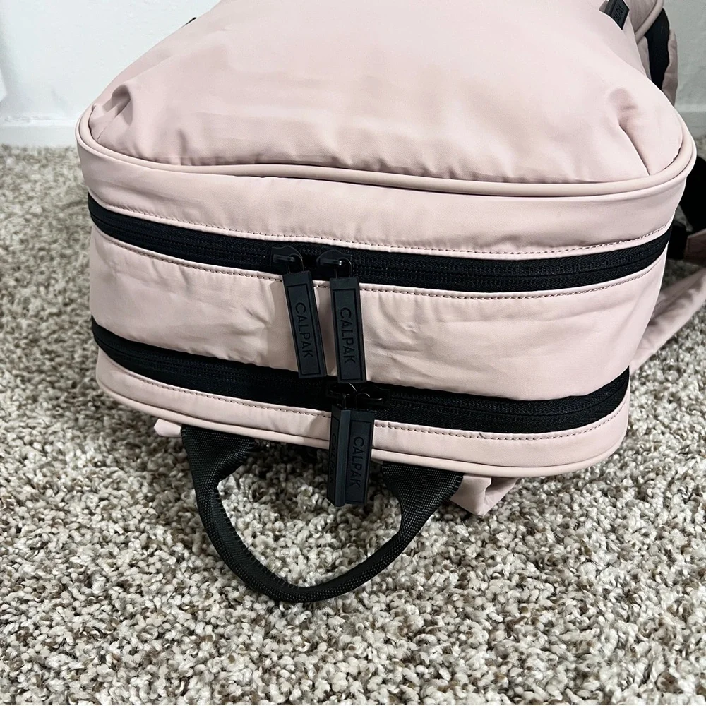 Calpak Luka Laptop Backpack Pink Rose Quartz 15" - Picture 5 of 10
